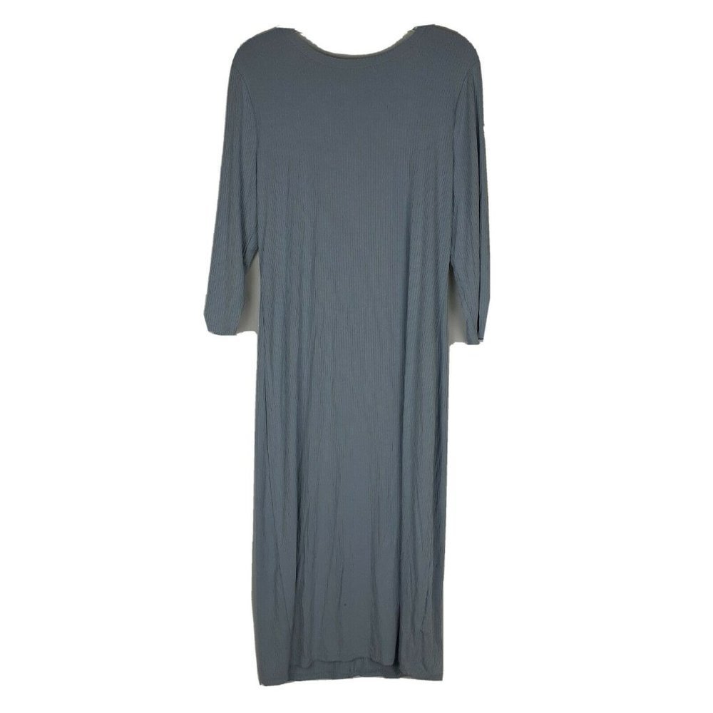 a. New Day NWT Rib Knit Dress ~ Sz XXL ~ Blue